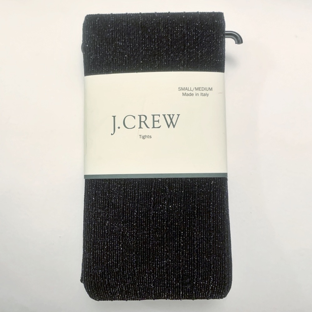 J. Crew tights black w/ sparkle accent
